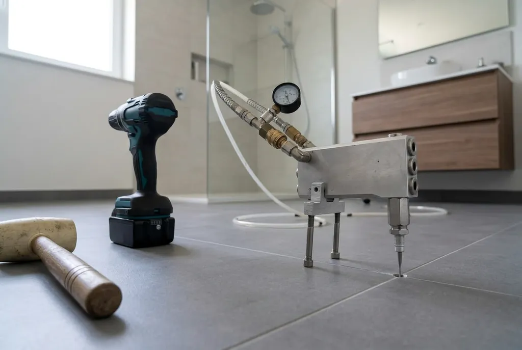 Kitbedrijf Boxtel – holle tegels injecteren